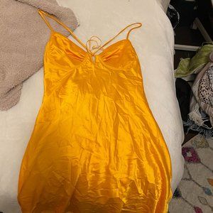Orange dress NEVER WORN